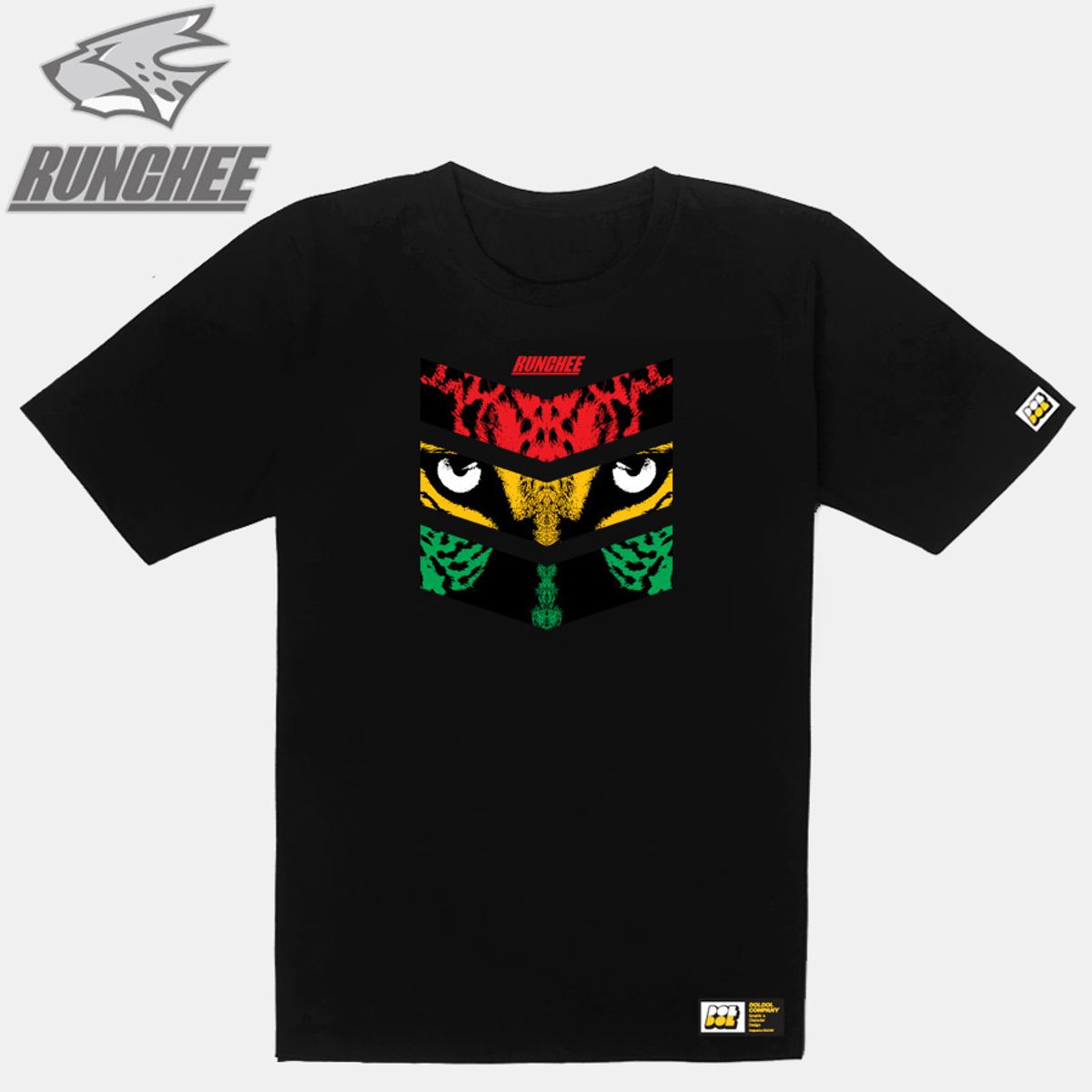 돌돌(DOLDOL) RUNCH-T-29 런닝 치타 런치 캐릭터 그래픽 티셔츠