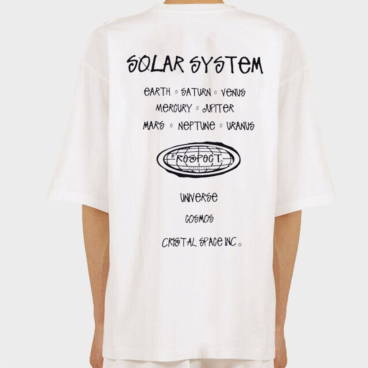 리스펙트(RESPECT) Solar System Tee White