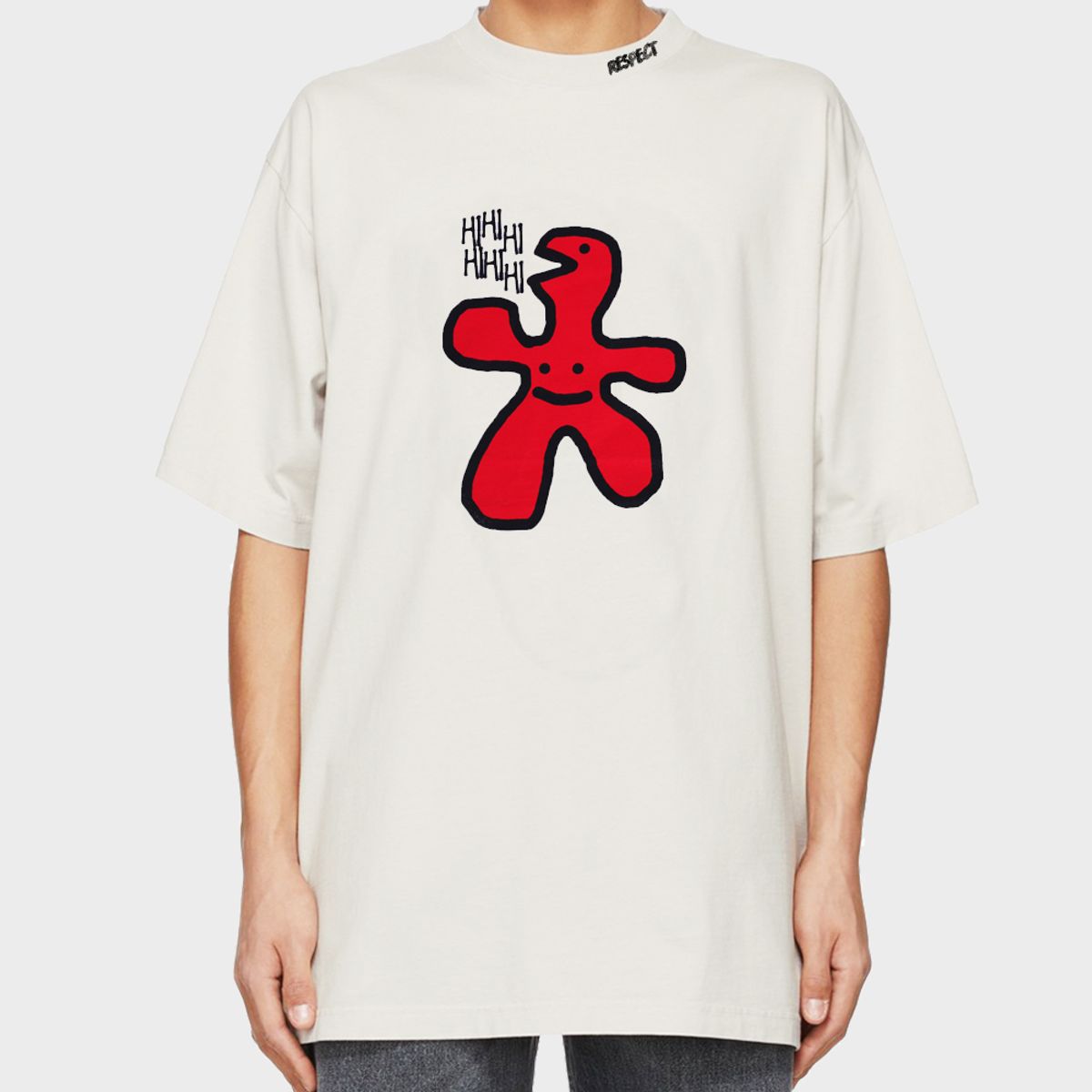 리스펙트(RESPECT) Hi Hi Hi Tee White