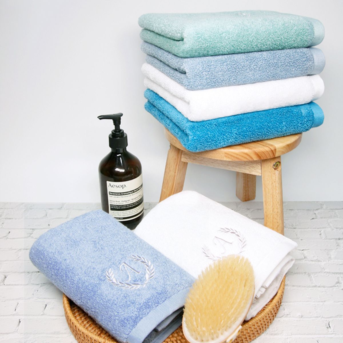 송월타올(SONGWOL TOWEL) 항균 에이스 170g 세면타월 5매