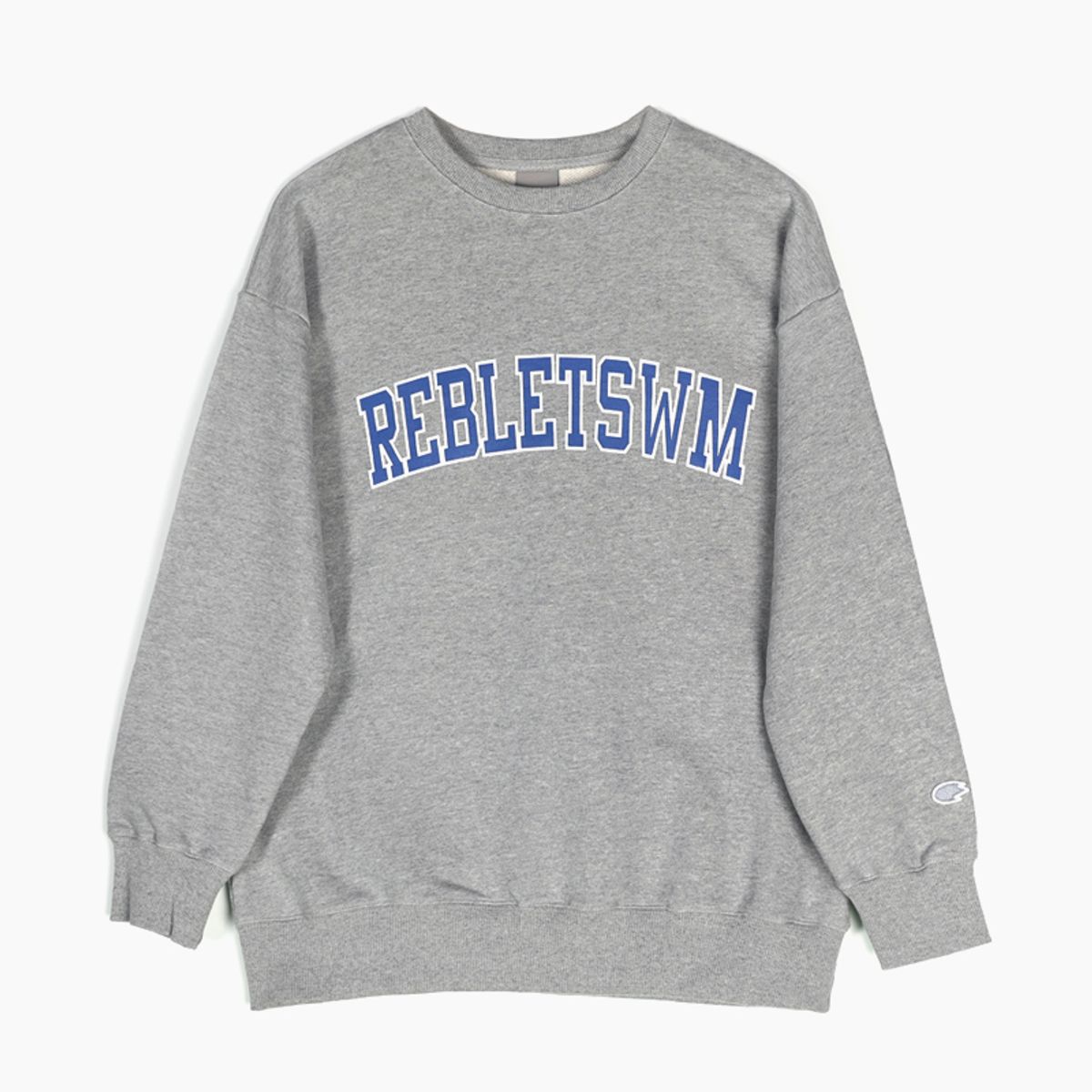 리블렛츠더블엠(REBLETSWM) 베이직 로고 맨투맨 그레이 BASIC LOGO SWEAT SHIRTS GRAY