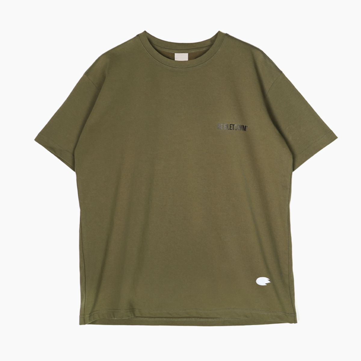 리블렛츠더블엠(REBLETSWM) 베이직 로고 반팔티 카키 BASIC LOGO T-SHIRTS KHAKI