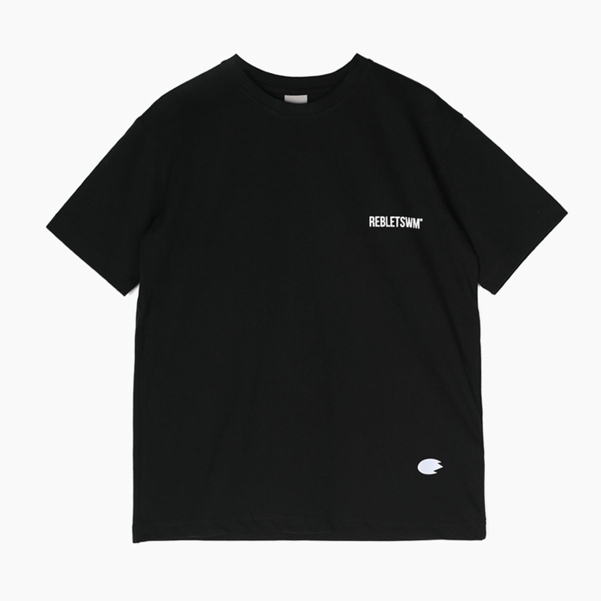 리블렛츠더블엠(REBLETSWM) 베이직 로고 반팔티 블랙 BASIC LOGO T-SHIRTS BLACK
