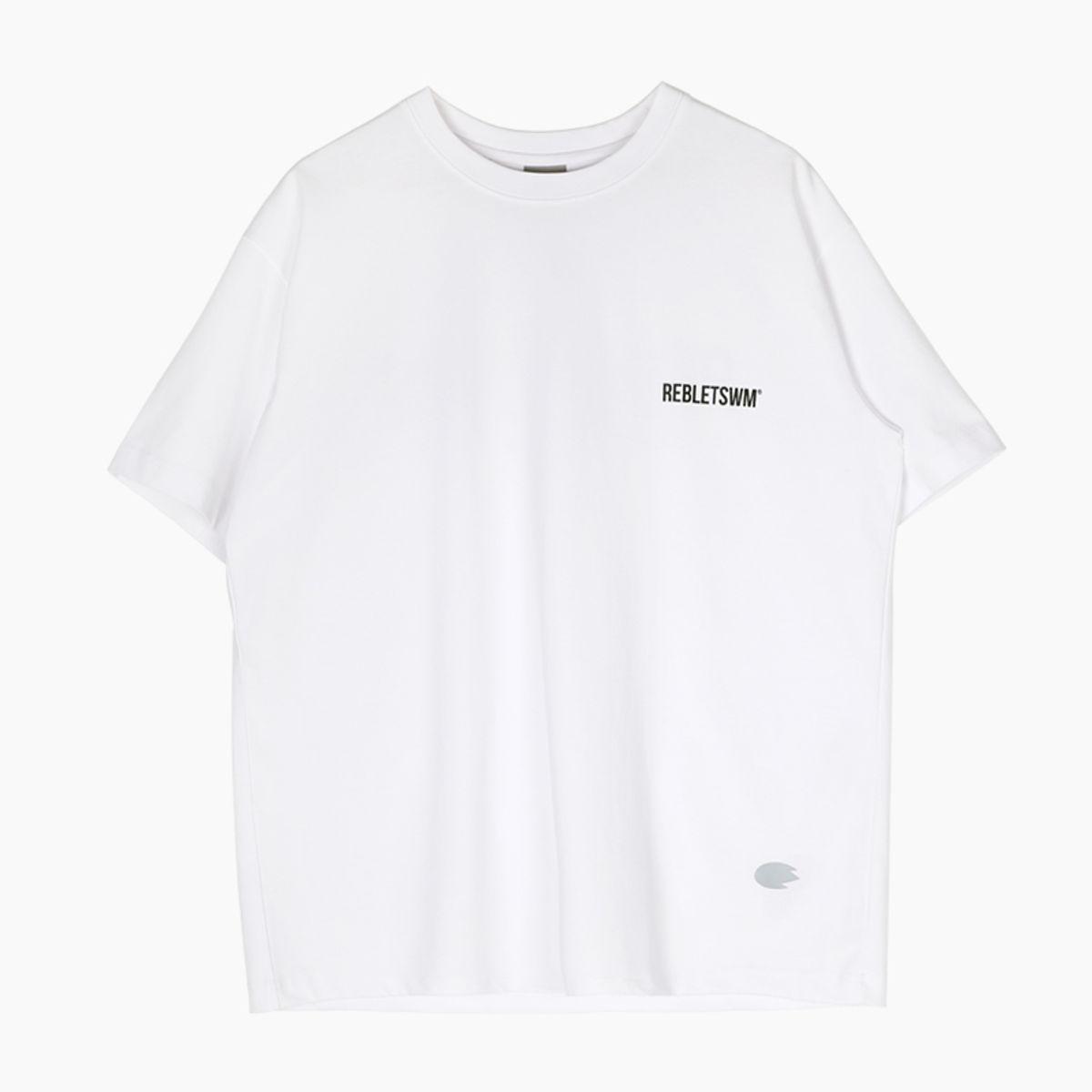리블렛츠더블엠(REBLETSWM) 베이직 로고 반팔티 화이트 BASIC LOGO T-SHIRTS WHITE