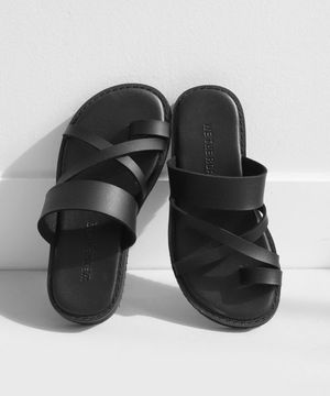 WTRD4114 로버트 크로스 스트랩슬리퍼 블랙 [230~ 290mm]