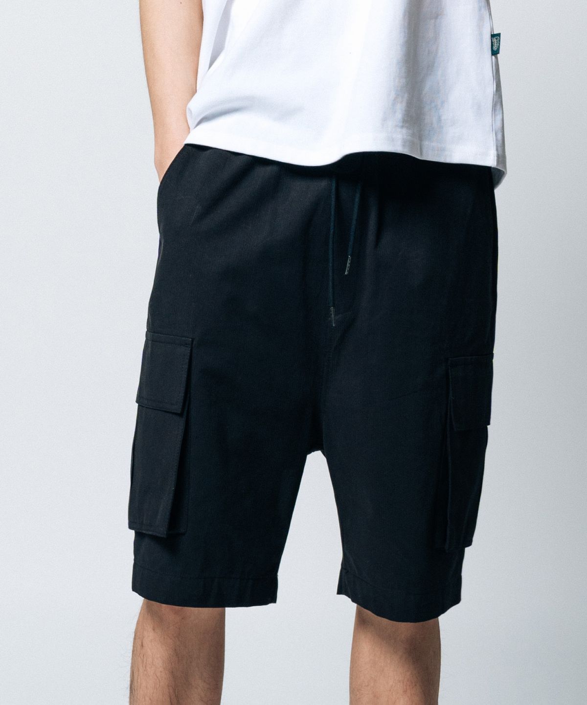 랠리포인트(RALLY POINT) Seersucker Stripe Chino Short_Black