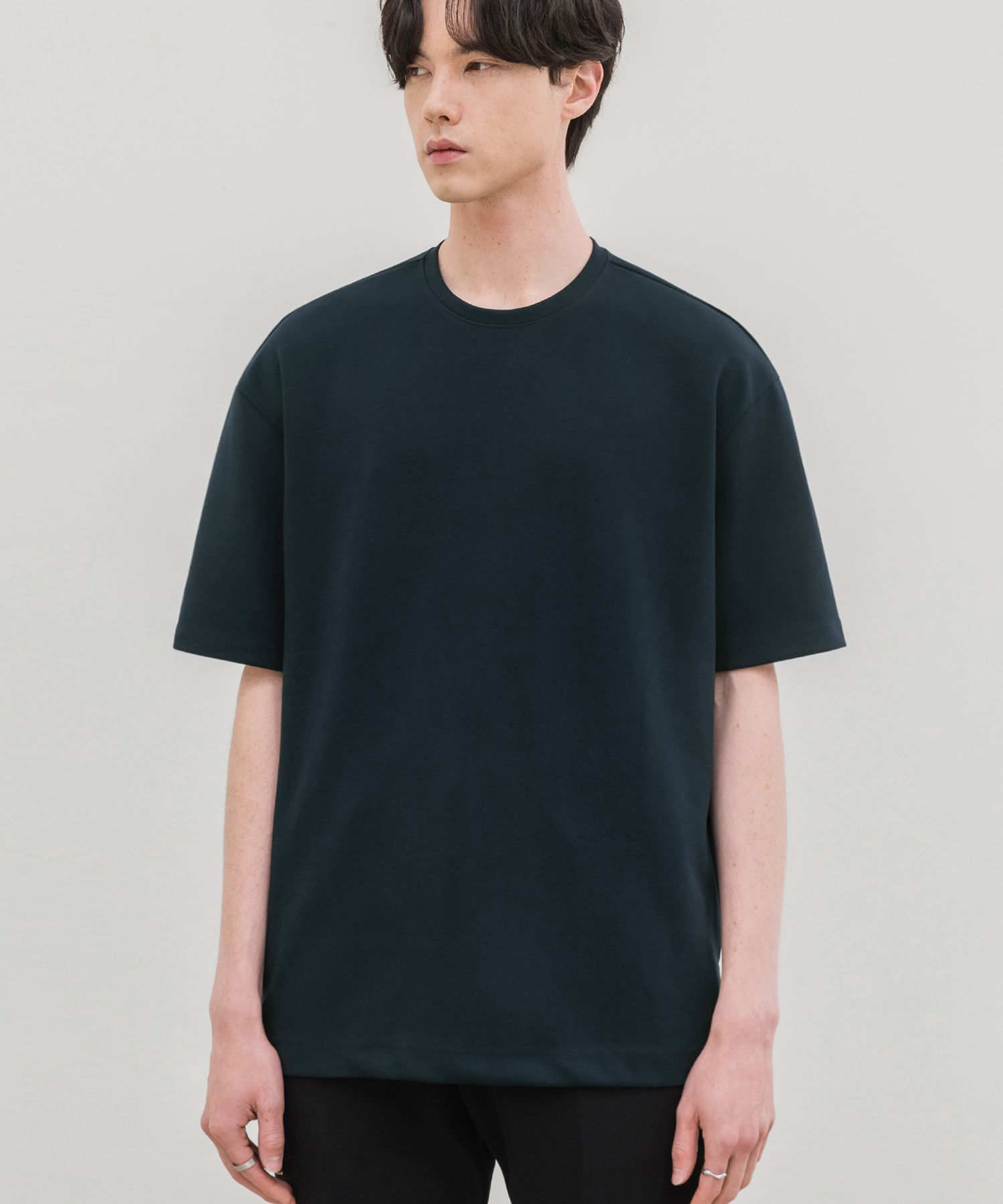 MUSINSA公式 | DRAW FIT エッセンシャルベーシックTシャツ [ターコイズブルー]