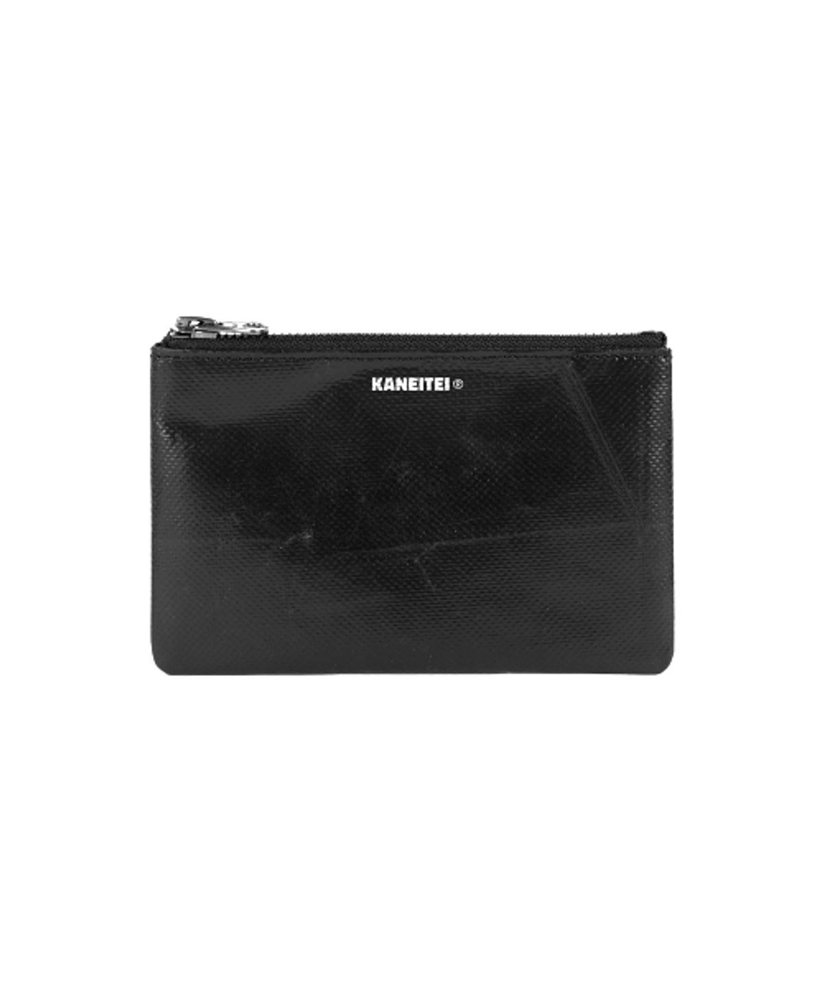 카네이테이(KANEITEI) TIGER FLAT POUCH S (BLACK) / UPCYCLED