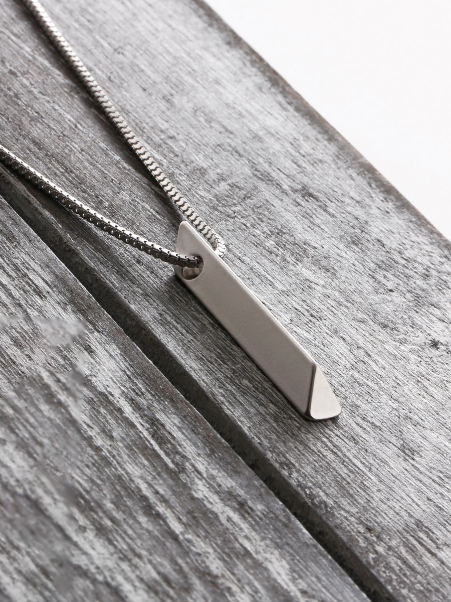 ★人気★ 【SHOVEOFF】 Silver Bar Chain Necklace SHOVEOFF] Silver Bar Chain Necklace ☆人気☆ (ネックレス