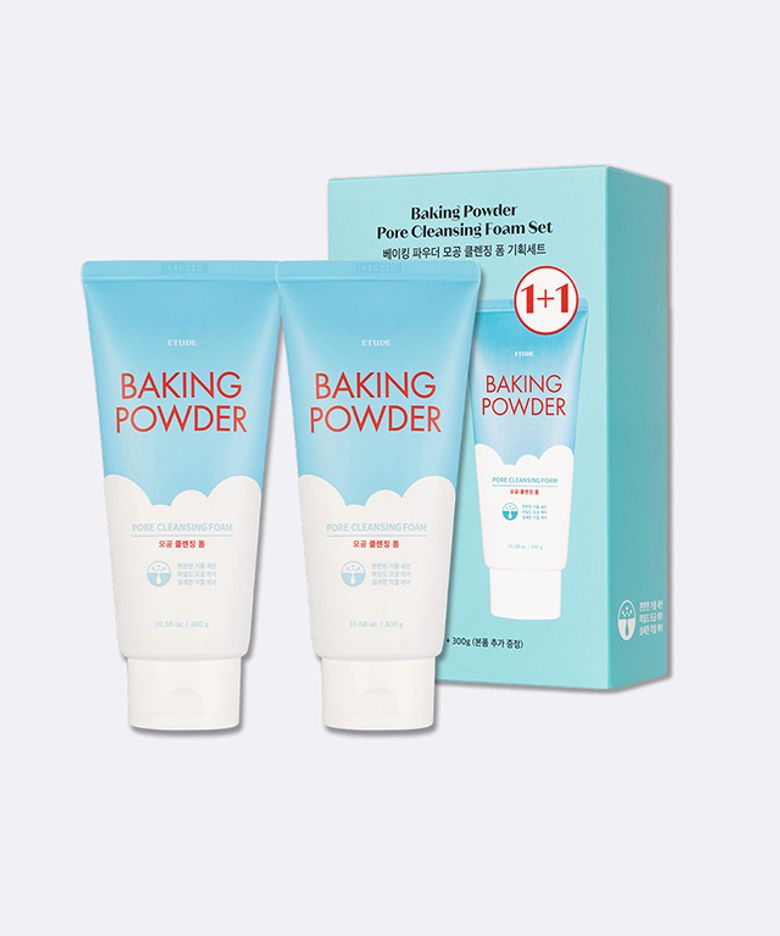 베이킹 파우더 모공 클렌징 폼 듀오세트 300g 2pack