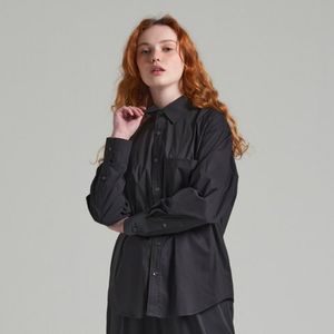 Z 시그니처 오버핏 셔츠 블랙