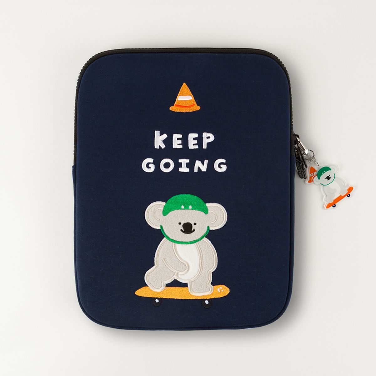 올뉴프레임(ALL NEW FRAME) 자수 노트북파우치_Keep going pliko (아이패드 11/13/15인치)