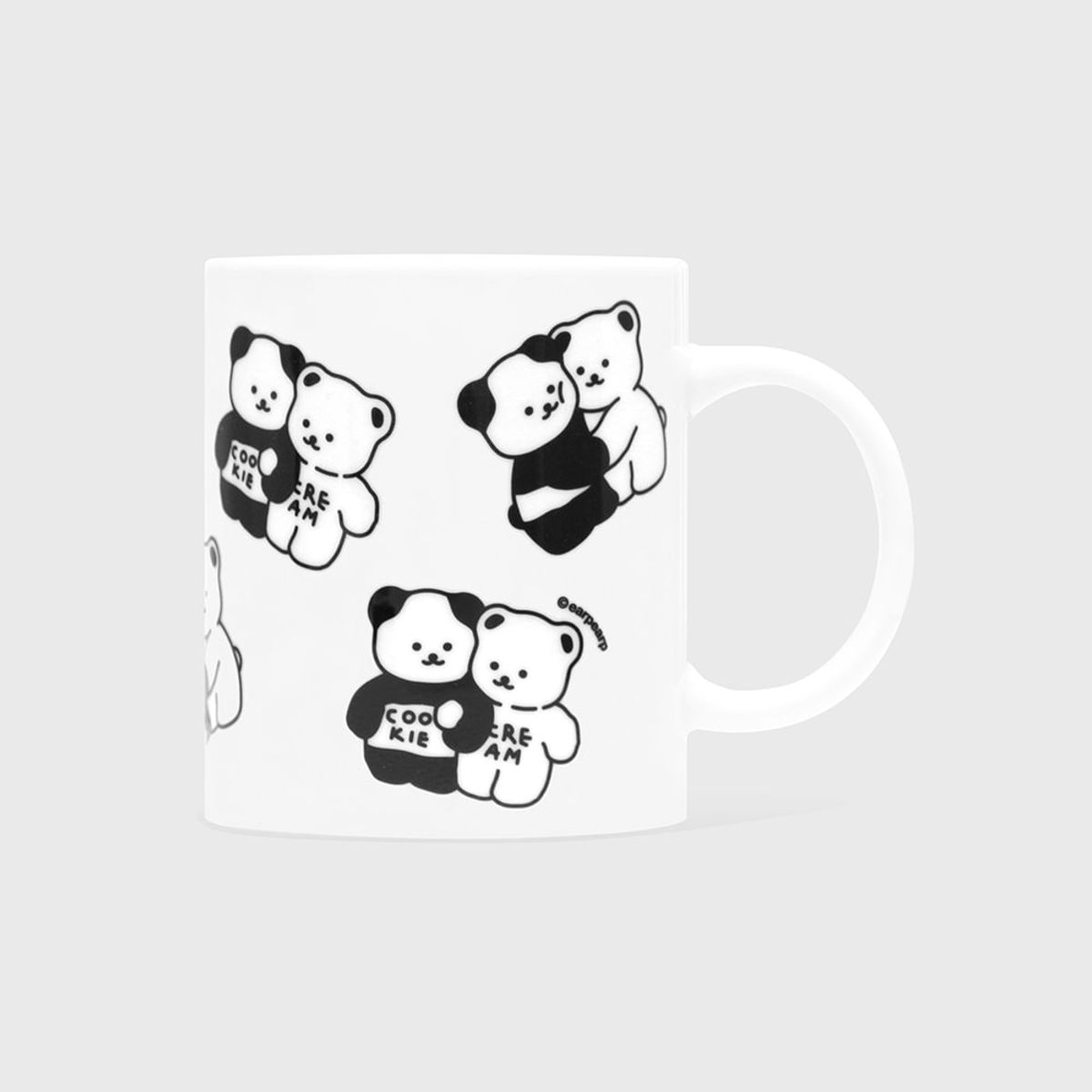 어프어프(EARPEARP) Cookie cream pattern-black(머그컵)
