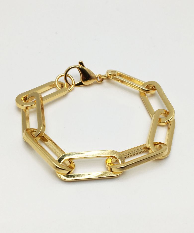 [팔찌][써지컬스틸]D Chain Bracelet Gold