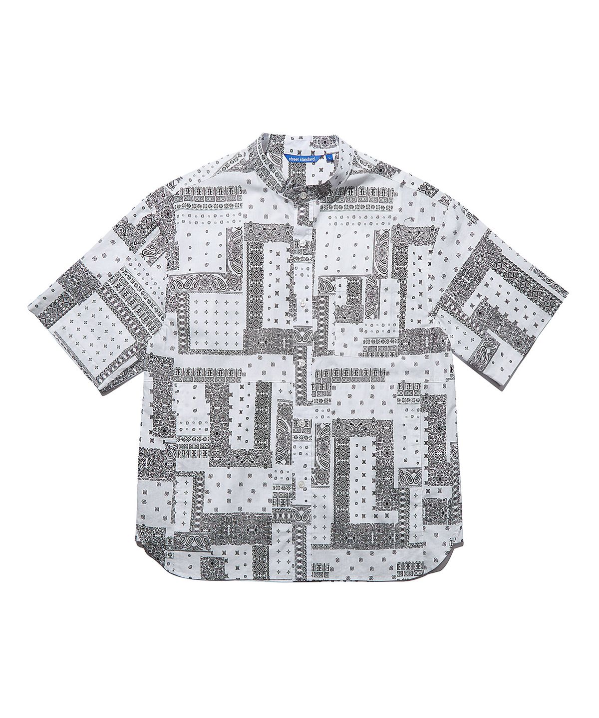 스트리트 스탠다드(STREET STANDARD) BANDANA COLLAR S/S SHIRT