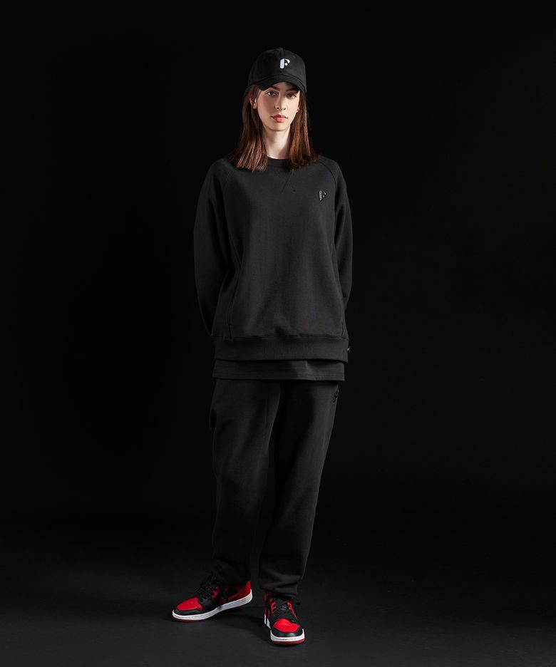 에센셜 F 로고 스웻팬츠_Women (Black)