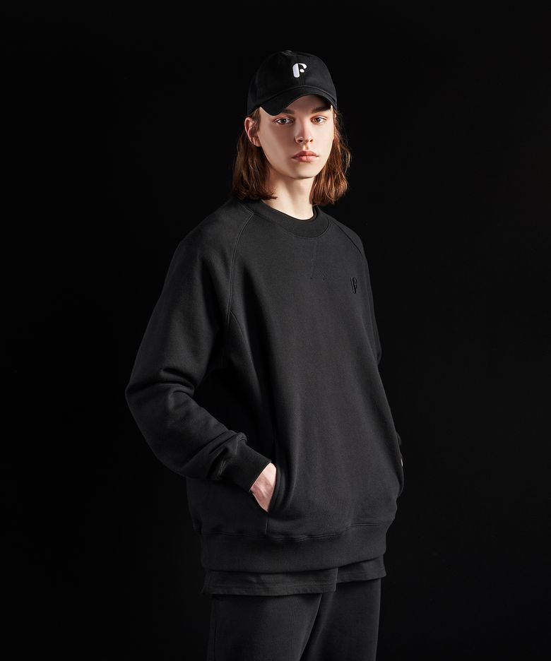 에센셜 F 로고 스웻셔츠__Men (Black)