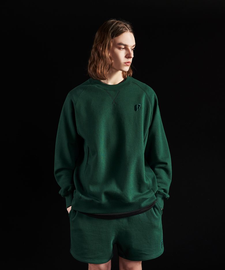 에센셜 F 로고 스웻셔츠_Men (Green)