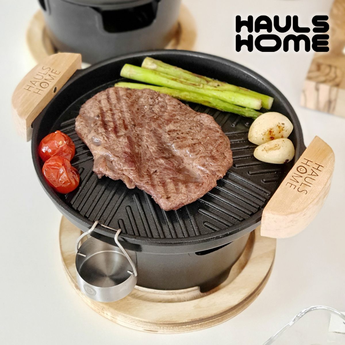 하울스홈(HAULSHOME) 온오프 불조절 미니화로 프리미엄형 만능 풀 세트