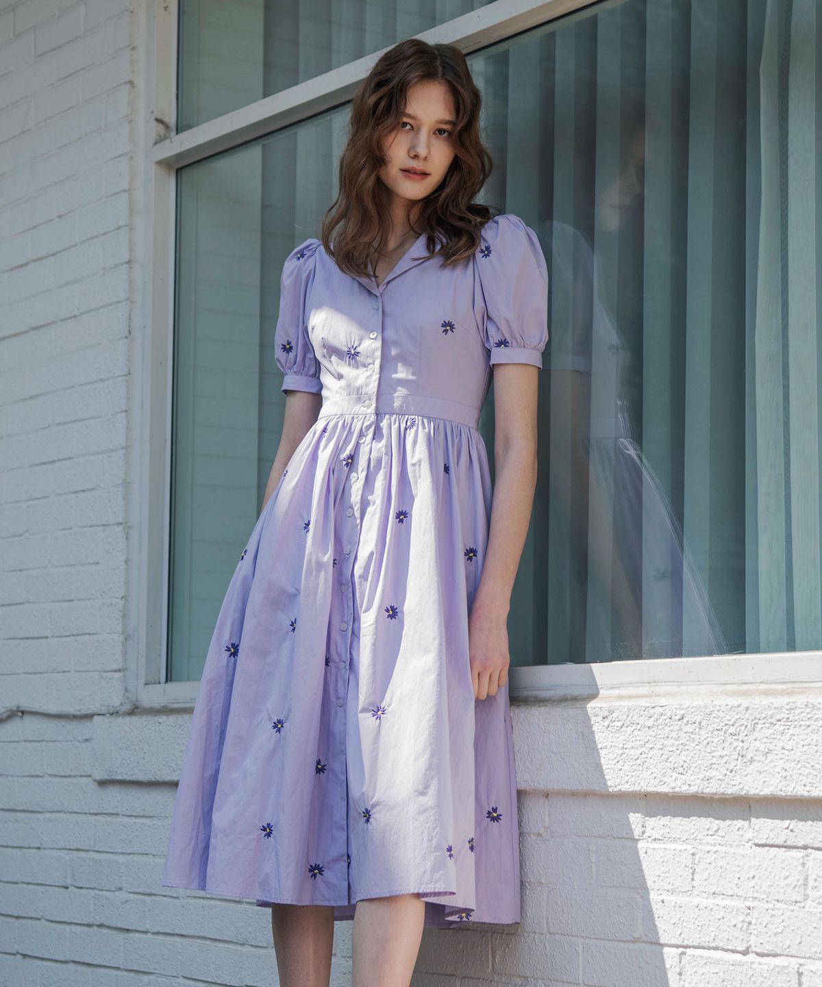 쎄무아듀(CEST MOIDEW) Lilac side pocket wide dress