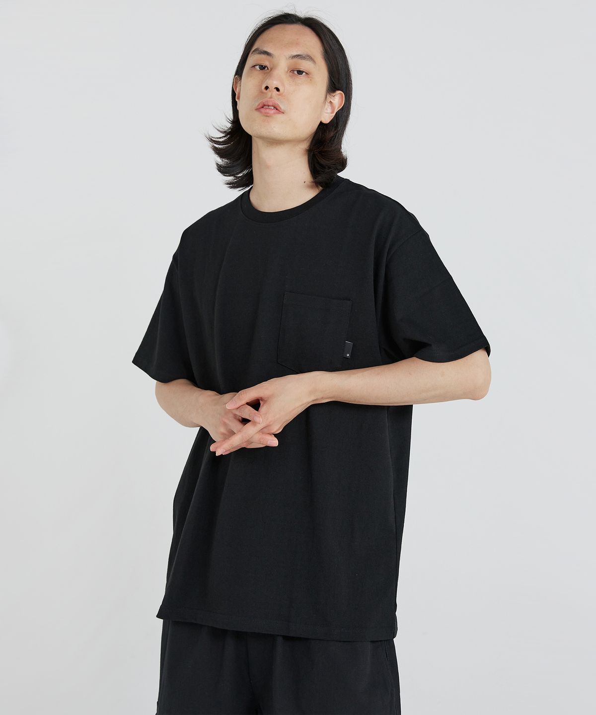 레프트서울(LEFTSEOUL) 레프트 포켓 티셔츠 [블랙]