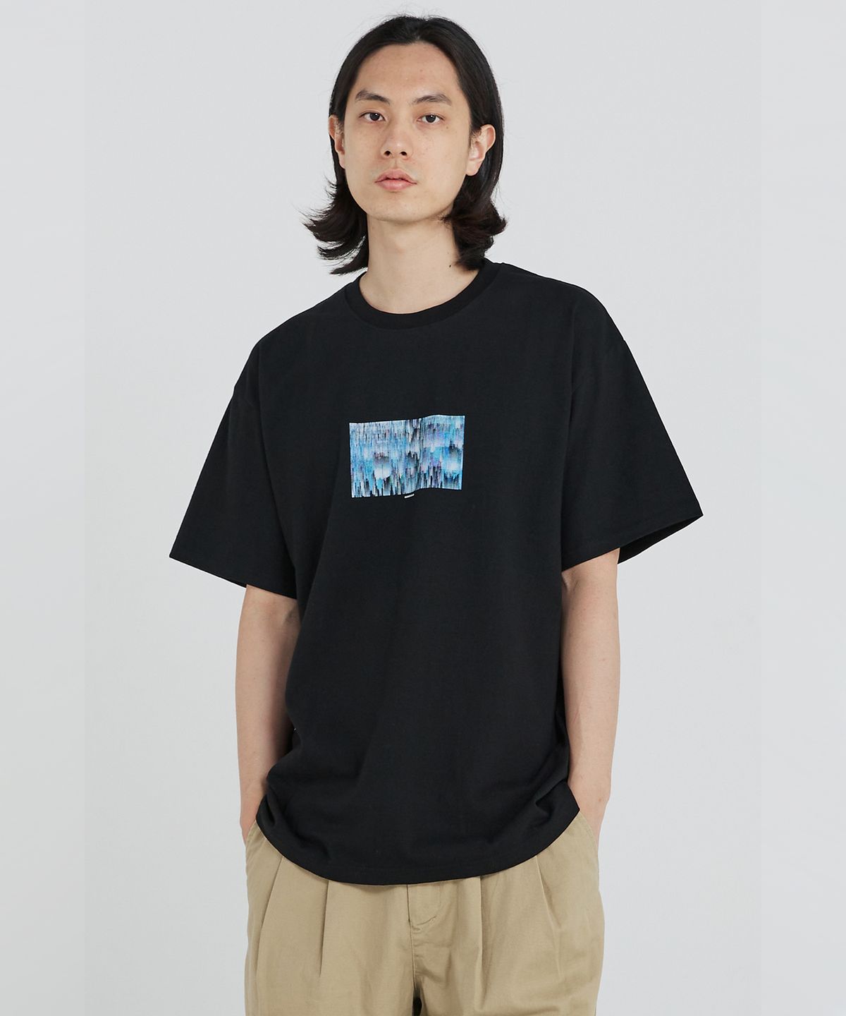 레프트서울(LEFTSEOUL) 뉴머러스 티셔츠 [블랙]