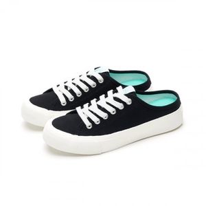 헤이온 베이직 캔버스 뮬 스니커즈 블랙