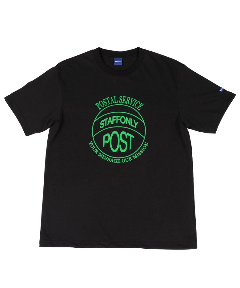 STAMP-FRONT TEE (BLACK)