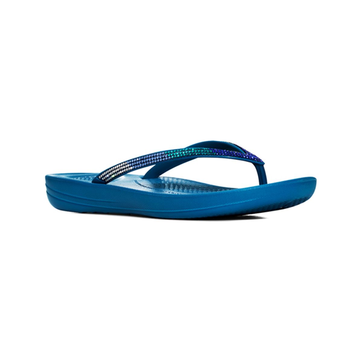 핏플랍(FITFLOP) 아이쿠션 옴브레 스파클 쪼리 Sea Blue