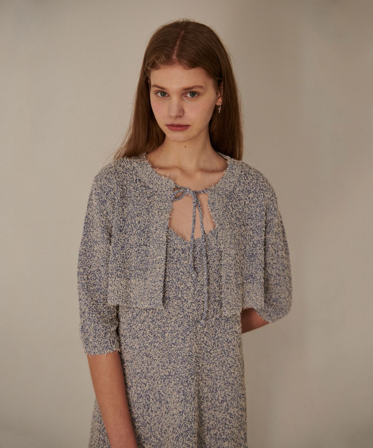 시눈(SINOON) FRISE KNIT CARDIGAN