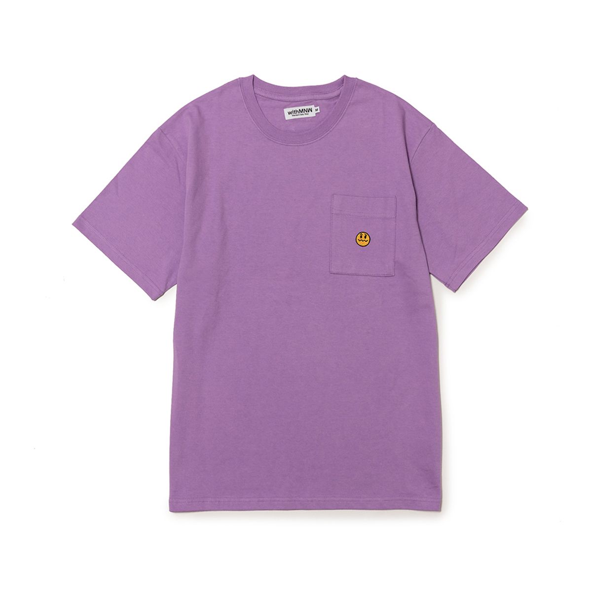 엠엔더블유(MNW) UNSMILE POCKET T-SHIRT LAVENDER