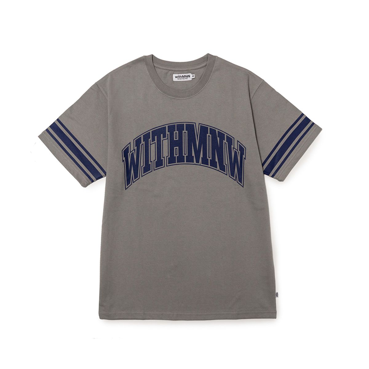 엠엔더블유(MNW) ARCH LOGO T-SHIRT GREY
