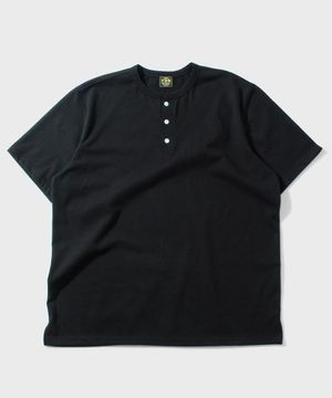 COZY HENLY NECK T-SHIRT [Black Night]