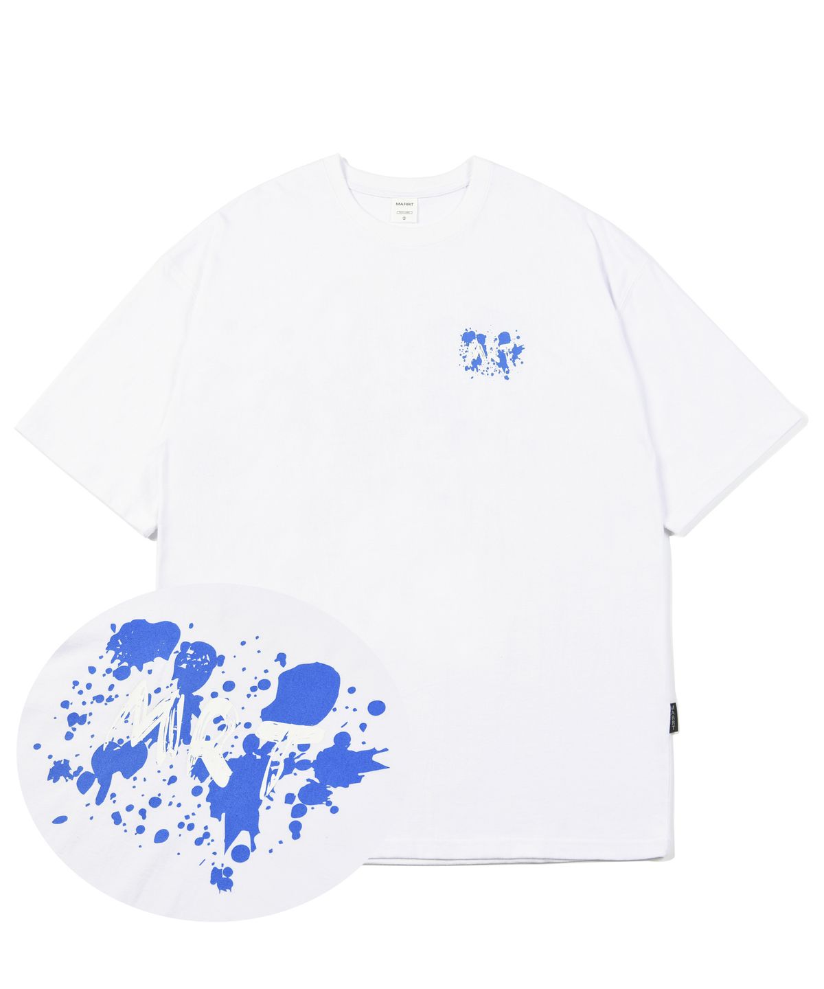 마르트(MARRT) PAINTING T-SHIRT white