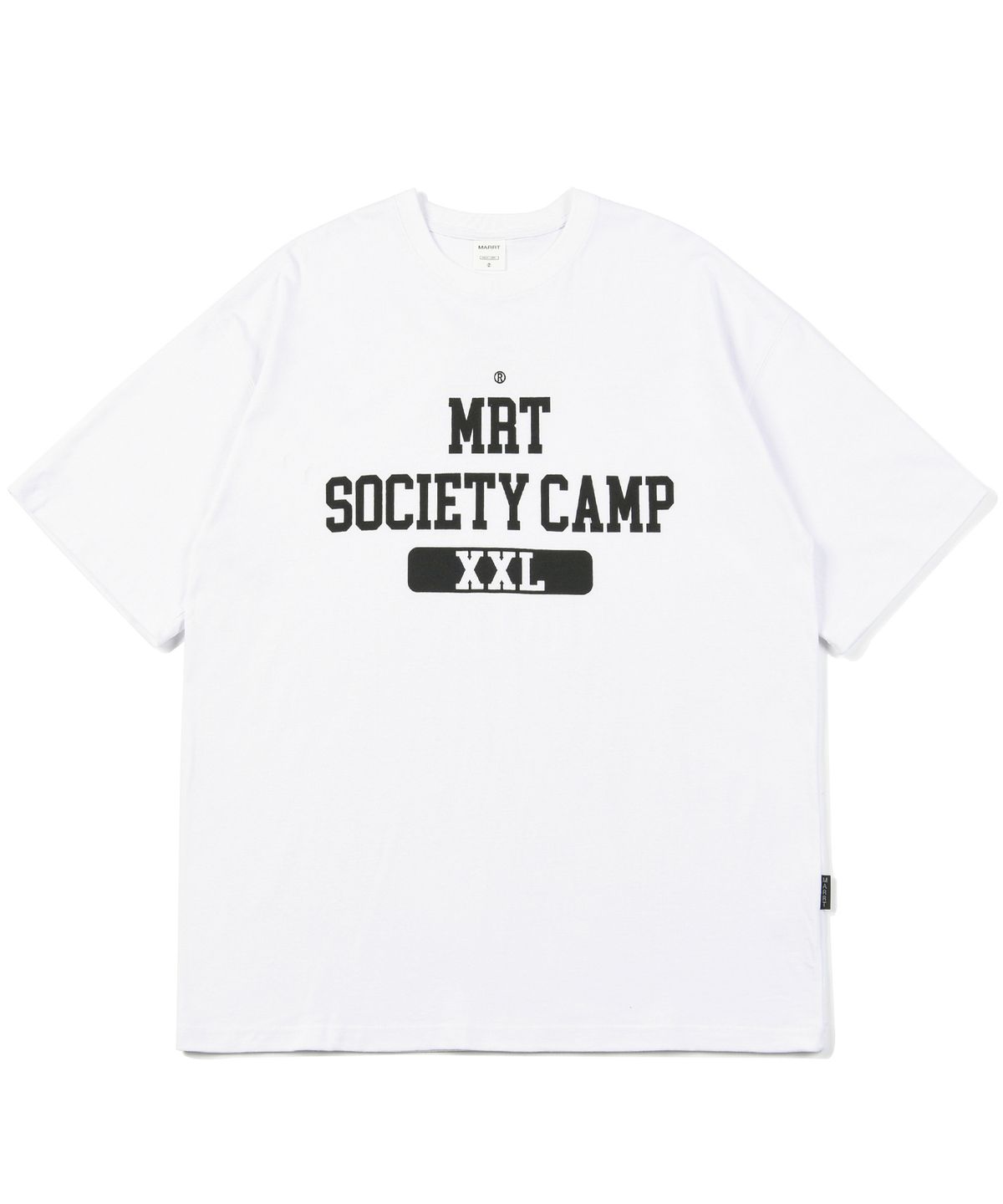 마르트(MARRT) CAMP T-SHIRT white