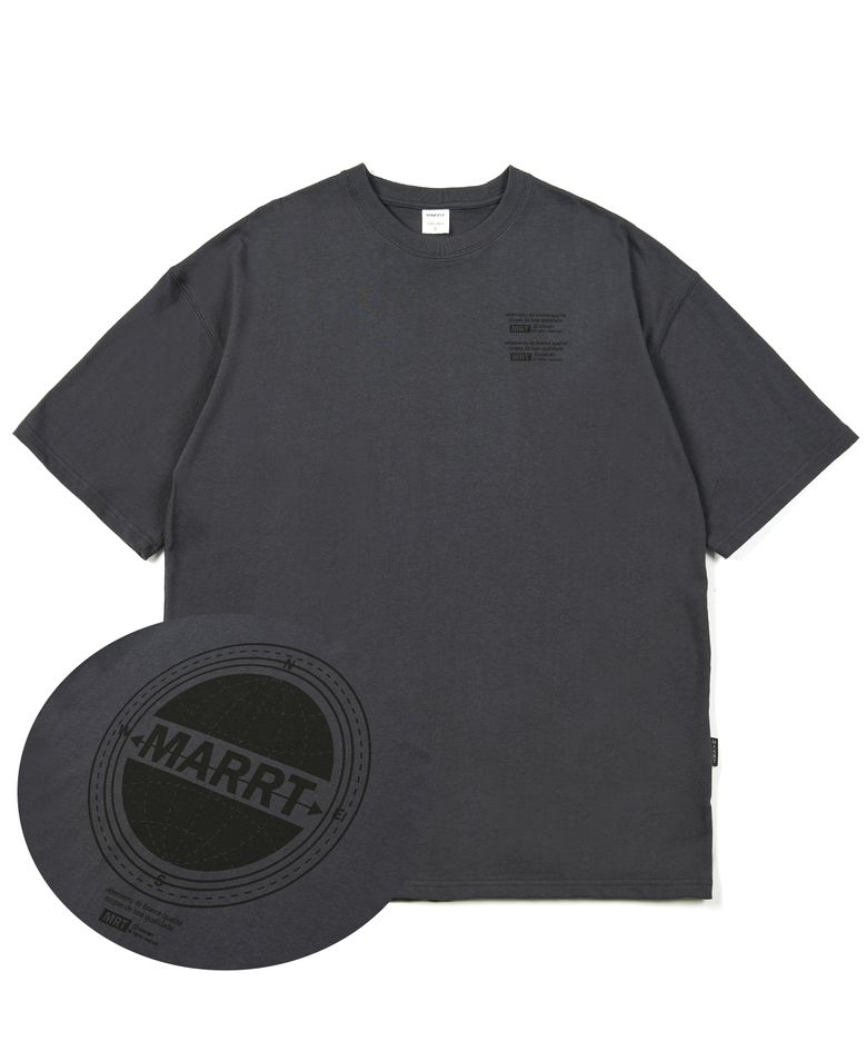 COMPASS T-SHIRT charcoal