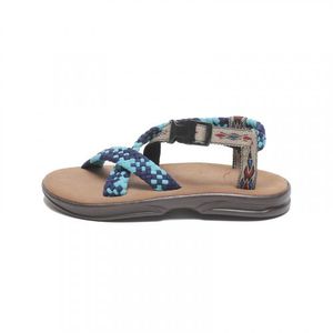 A130301 QUETZA TURQUOISE-NAVY/TIRA GRABADA