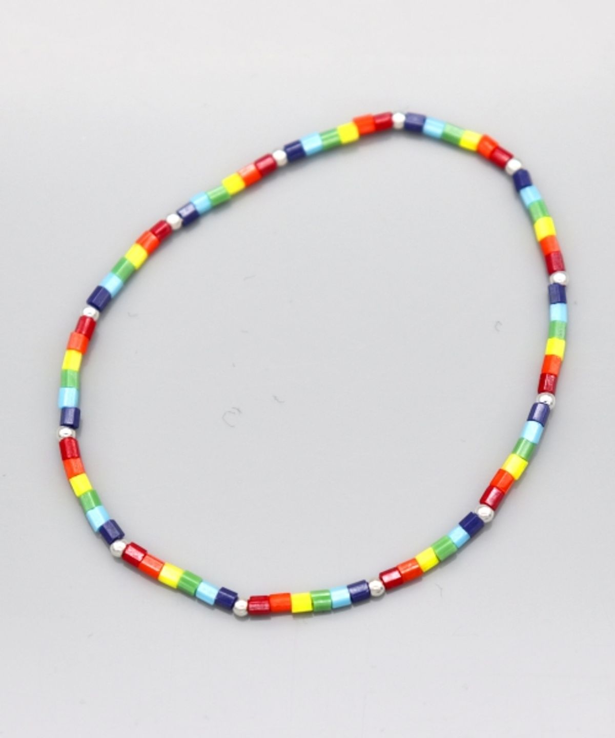 봉보(BONBEAU) Rainbow delica beads Bracelet 레인보우 컬러 델리카비즈 레이어드 팔찌