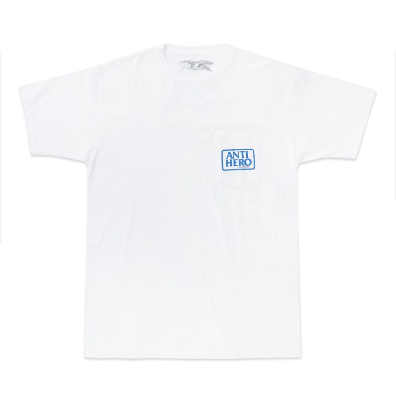 RESERVE S/S Pocket T-Shirt - WHITE/BLUE 51020287J
