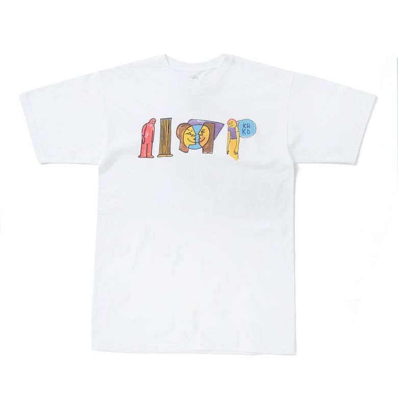KRKD S/S T-Shirt - WHITE/MULTI-COLORED 51023503