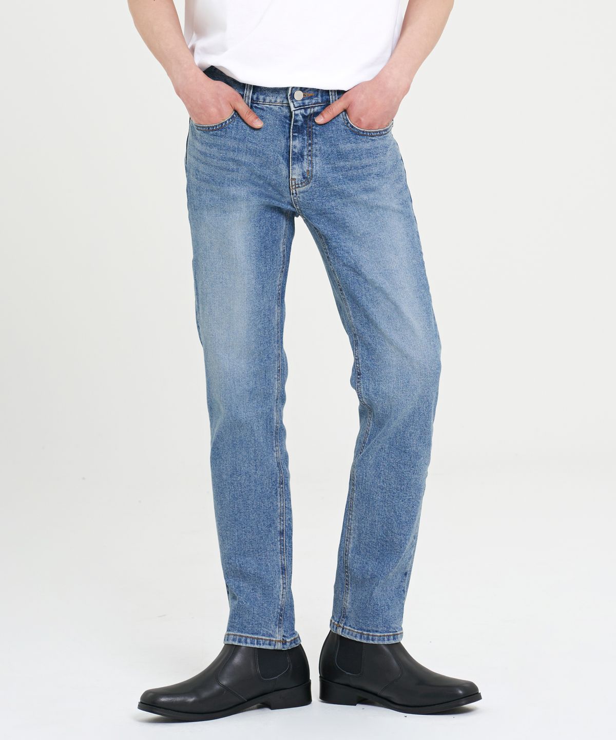 덴메이드(DENMADE) DEN0312 fog blue slim crop