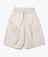 Deep One Tuck Sweat Shorts [Oatmeal]