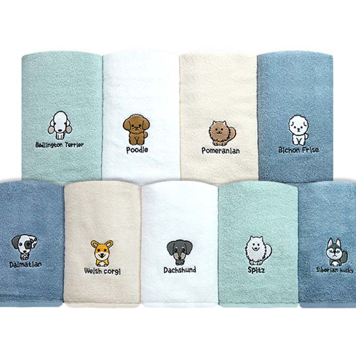 송월타올(SONGWOL TOWEL) 큐티퍼피 130g 세면타올 10매