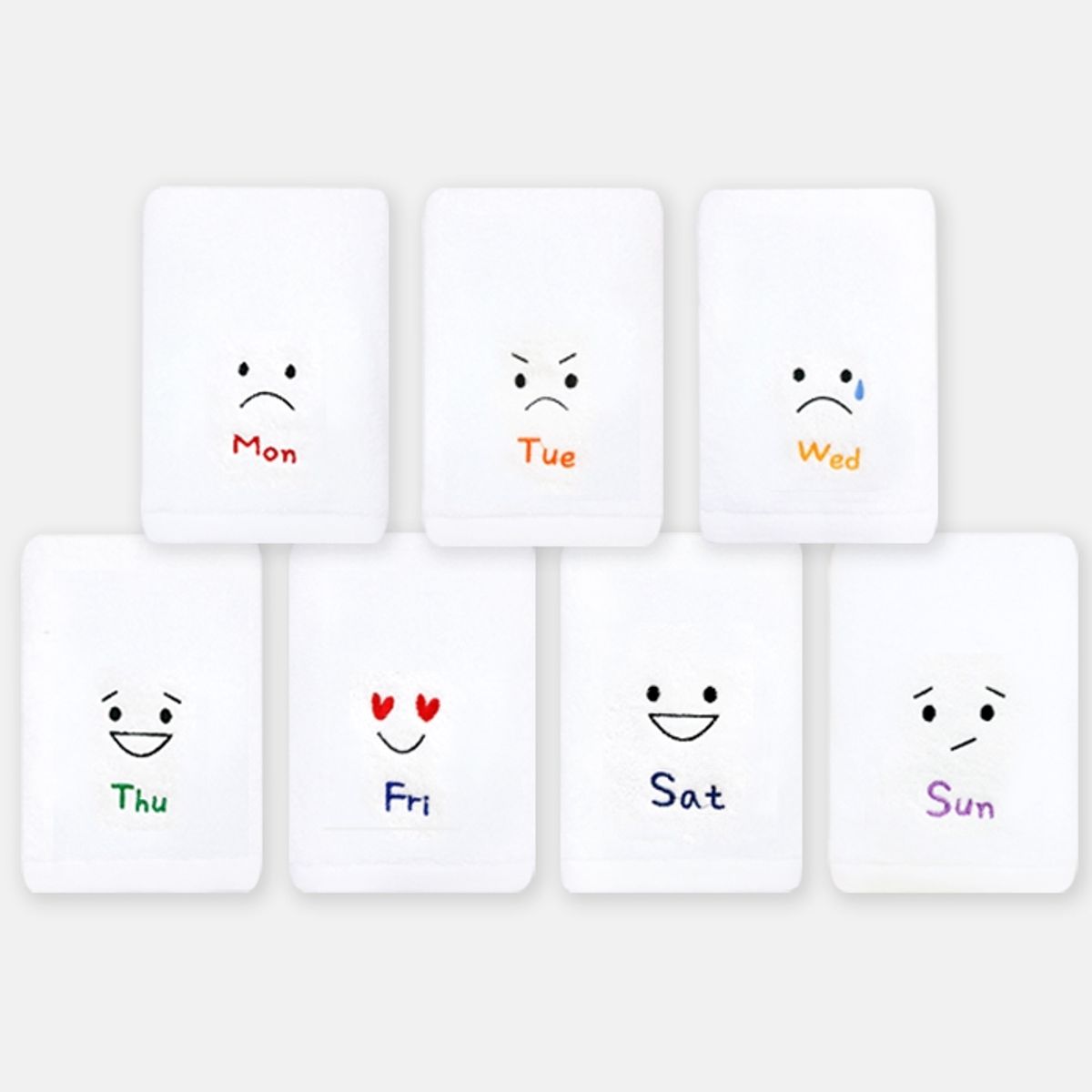 송월타올(SONGWOL TOWEL) 요일기분세면 7매