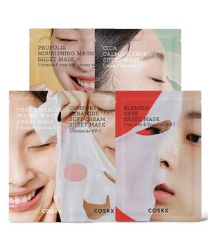 마스크팩 5매 세트(퓨어 핏/풀핏/하이드리움/밸런시움/에이씨 중 택1)