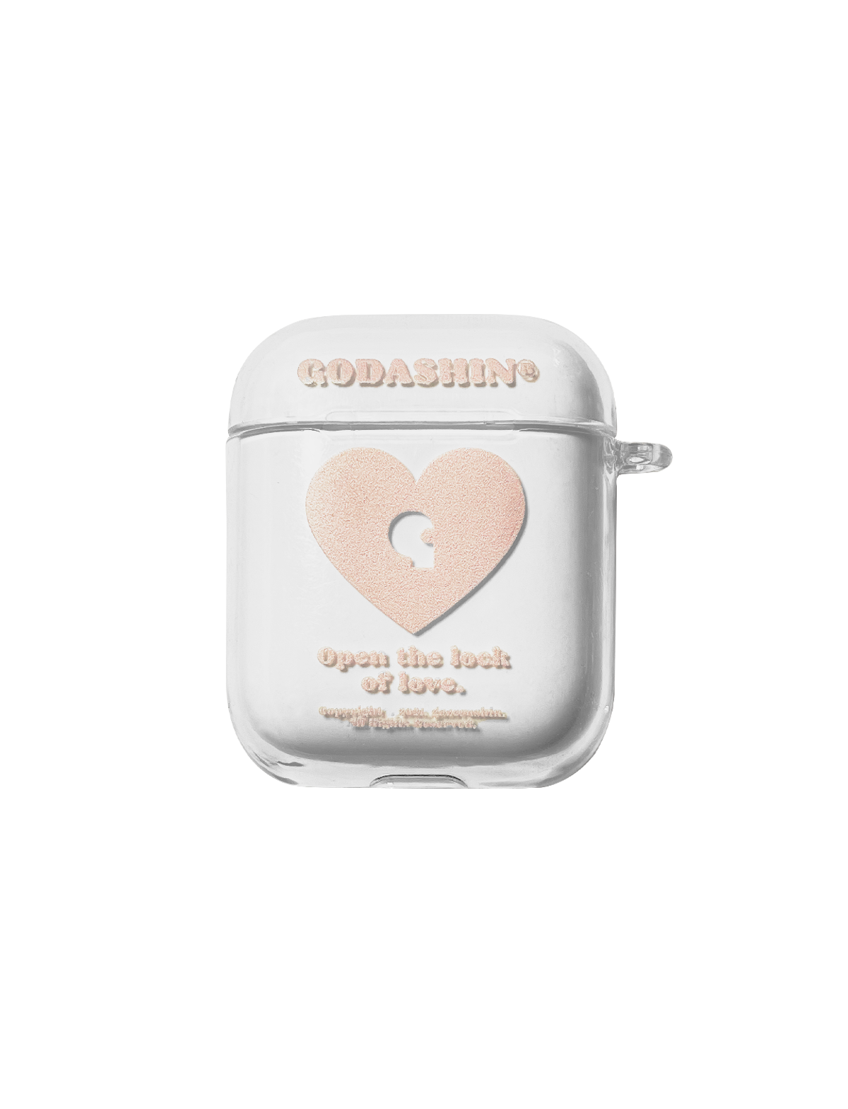 고다신(GODASHIN) (투명 하드) Love Ya Godashin AirPods Case