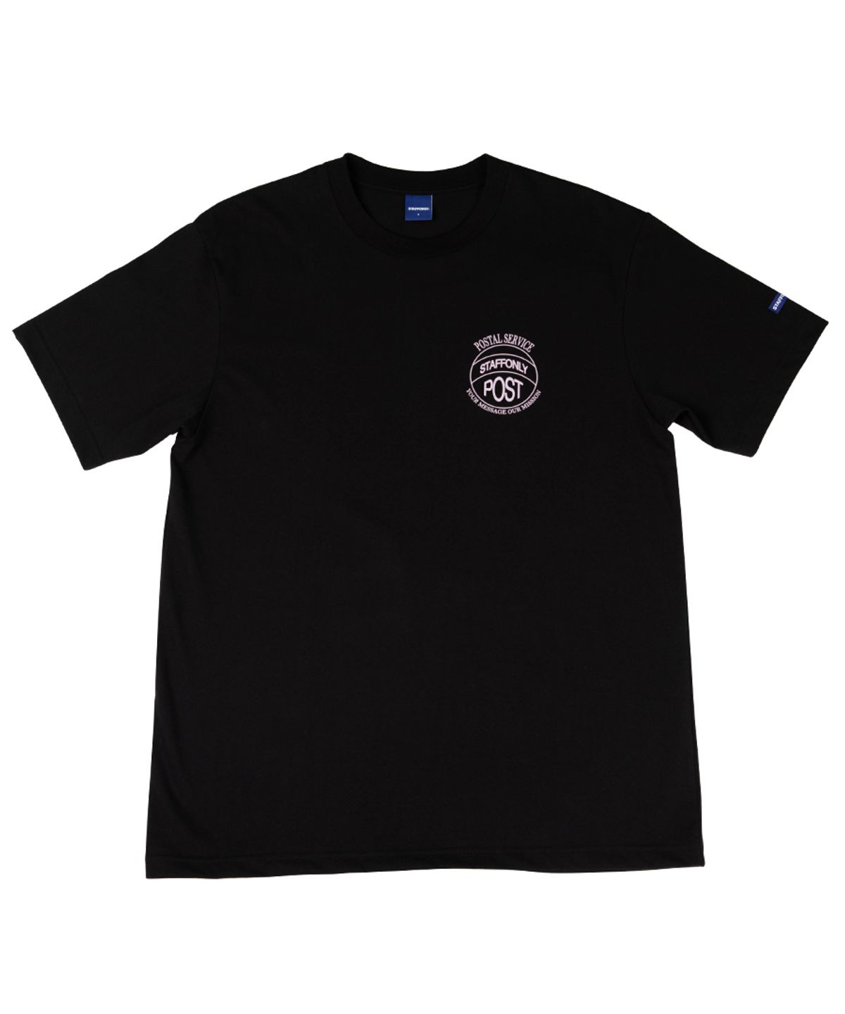 스텝온리(STAFFONLY) STAMP TEE (BLACK)