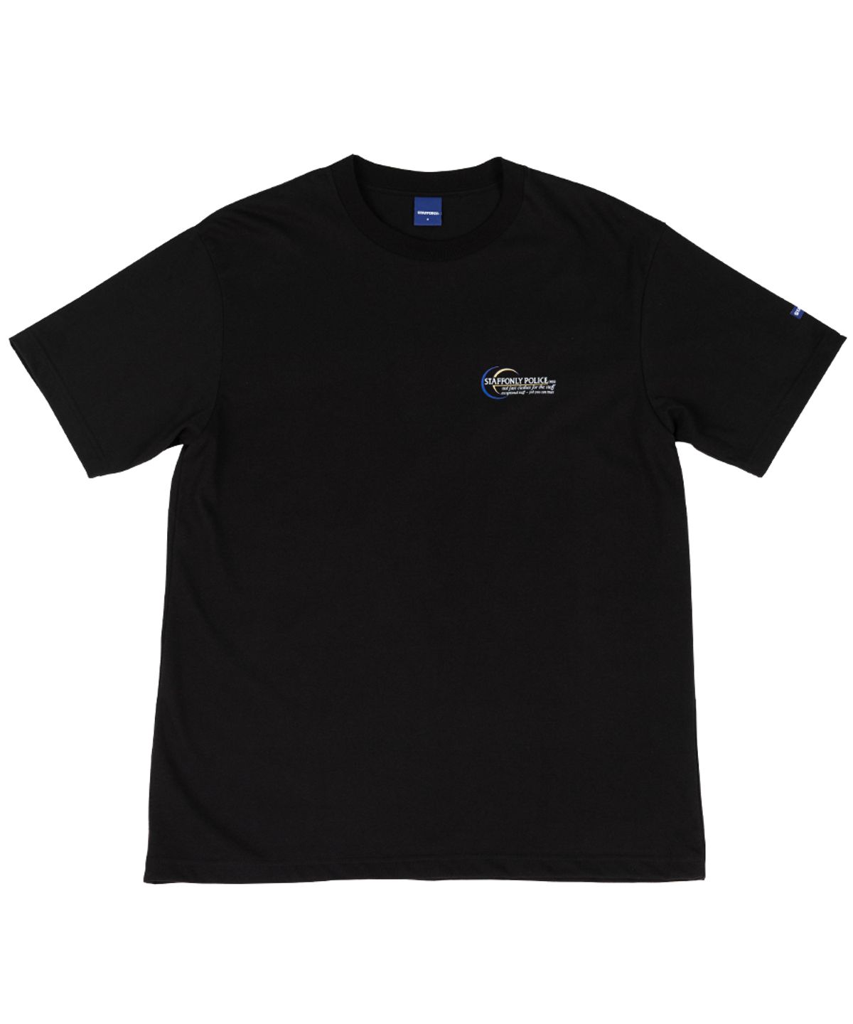 스텝온리(STAFFONLY) POLICE STAFF TEE (BLACK)