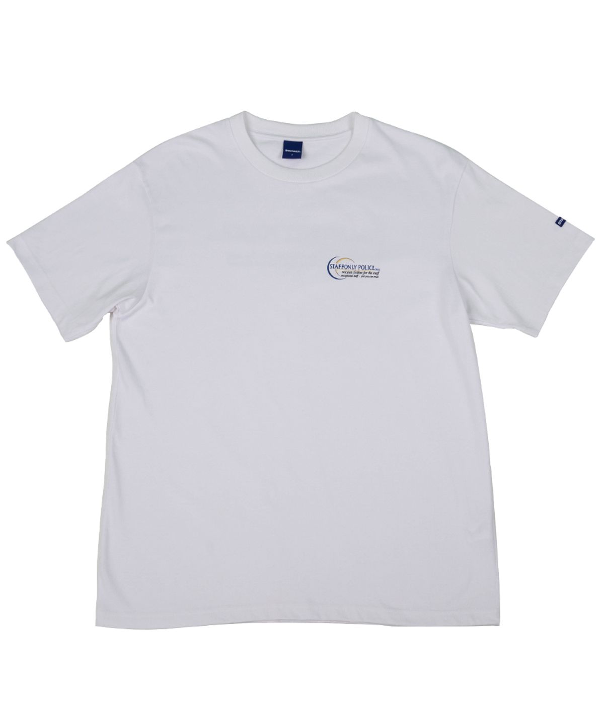 스텝온리(STAFFONLY) POLICE STAFF TEE (WHITE)