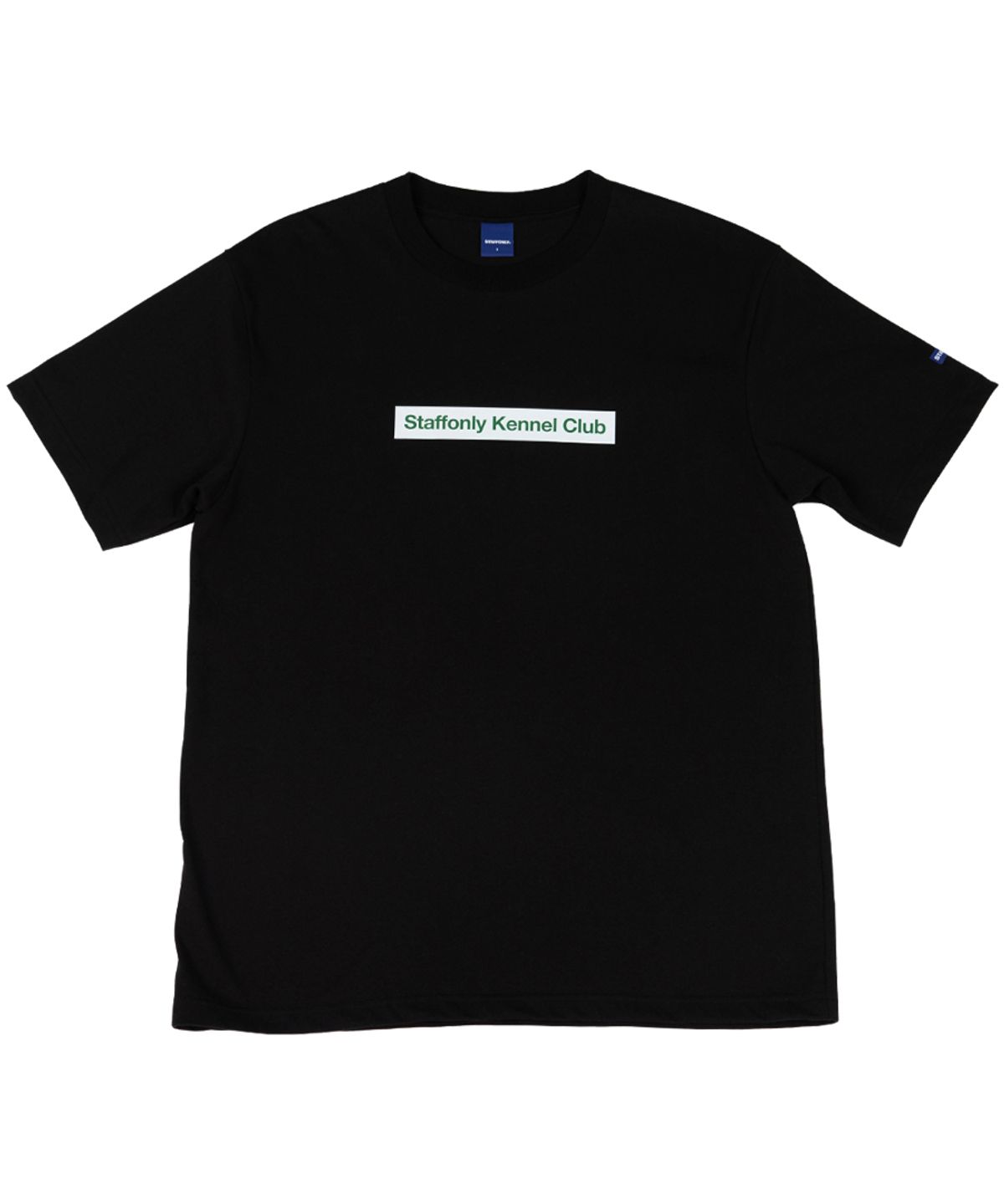 스텝온리(STAFFONLY) BOX LOGO TEE (BLACK)